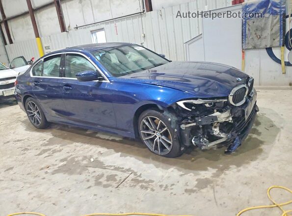 WBA5R7C03LFH45858 2020 BMW 3 SERIES Blue Przód prawy