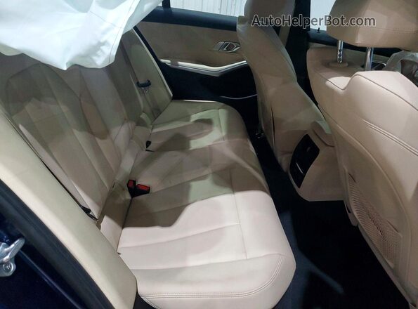WBA5R7C03LFH45858 2020 BMW 3 SERIES Blue Widok tylnych siedzeń