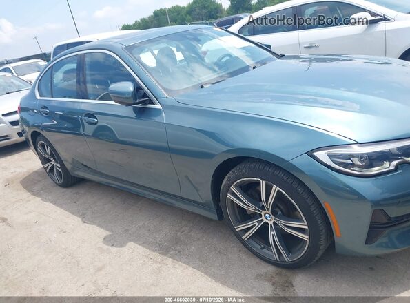 WBA5R7C04MFK37476 2021 BMW 3 SERIES Blue უკანა სალონის ხედი
