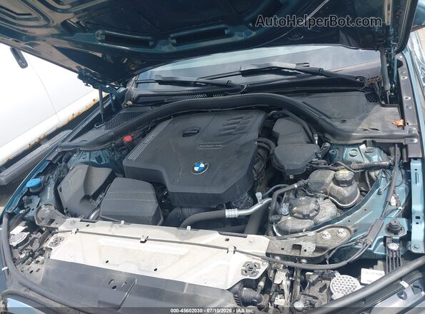 WBA5R7C04MFK37476 2021 BMW 3 SERIES Blue უკანა ხედი