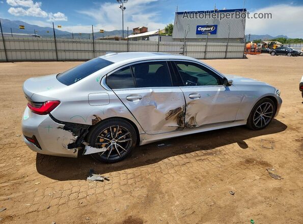 WBA5R7C06LFH46325 2020 BMW 3 SERIES Silver Trasero derecho