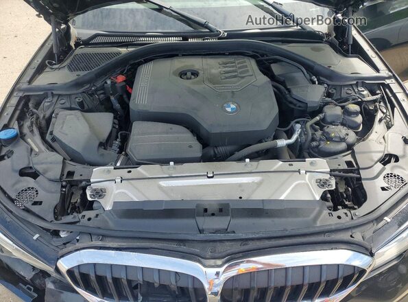 WBA5R7C08LFH43328 2020 BMW 3 SERIES Black Вид задньої частини салону