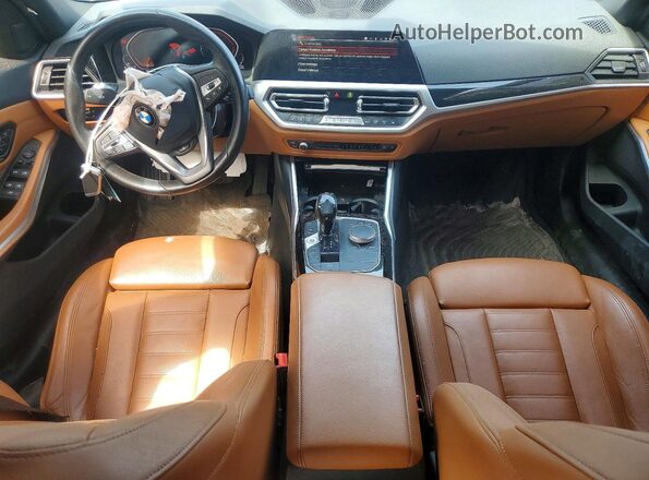 WBA5R7C08LFH43328 2020 BMW 3 SERIES Black Вид панелі приладів