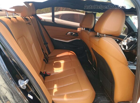 WBA5R7C08LFH43328 2020 BMW 3 SERIES Black Вид задніх сидінь