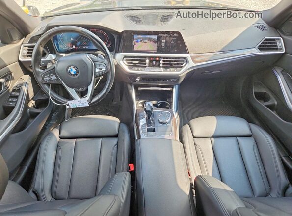 WBA5R7C51KFH20399 2019 BMW 3 SERIES Gray Vista del salpicadero