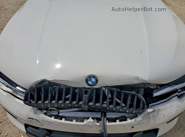 WBA5R7C51KFH26980 2019 BMW 3 SERIES White Вид задньої частини салону