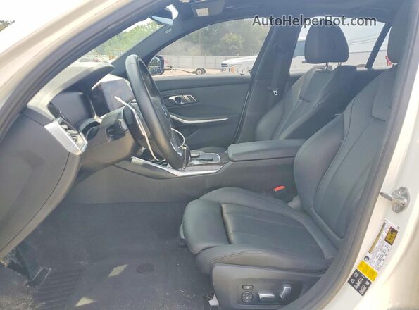WBA5R7C51KFH26980 2019 BMW 3 SERIES White Вид салону спереду