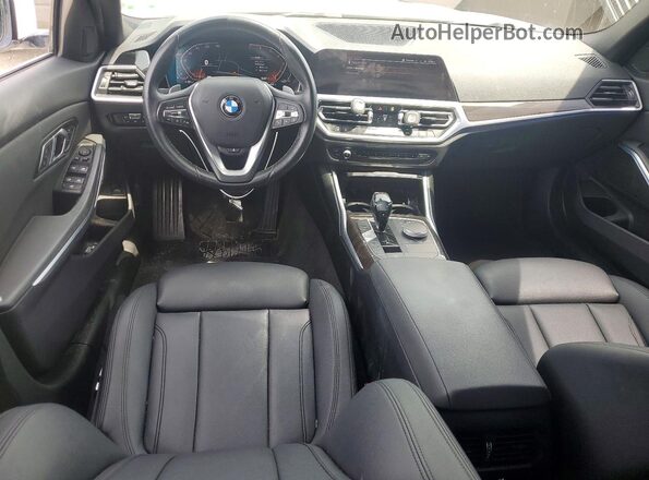 WBA5R7C51KFH26980 2019 BMW 3 SERIES White Вид панелі приладів