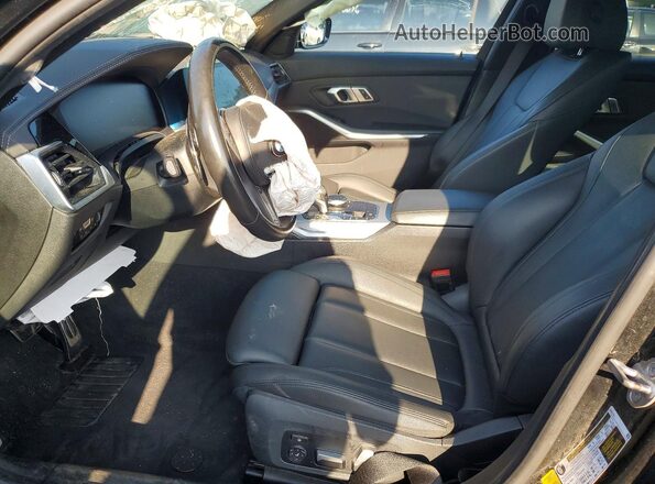 WBA5R7C52KAJ85786 2019 BMW 3 SERIES Black Front interior view