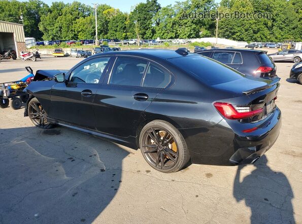 WBA5R7C52KAJ85786 2019 BMW 3 SERIES Black Rear left