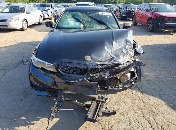 WBA5R7C52KAJ85786 2019 BMW 3 SERIES Black Front view