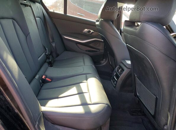 WBA5R7C52KAJ85786 2019 BMW 3 SERIES Black Rear seats view