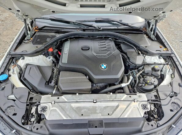 WBA5R7C53KFH26138 2019 BMW 3 SERIES White Rear interior view