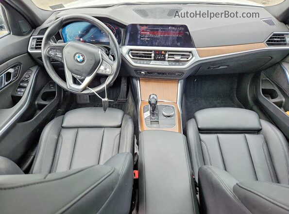 WBA5R7C53KFH26138 2019 BMW 3 SERIES White Dashboard view