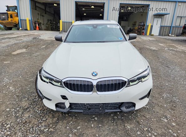 WBA5R7C53KFH26138 2019 BMW 3 SERIES White Front view