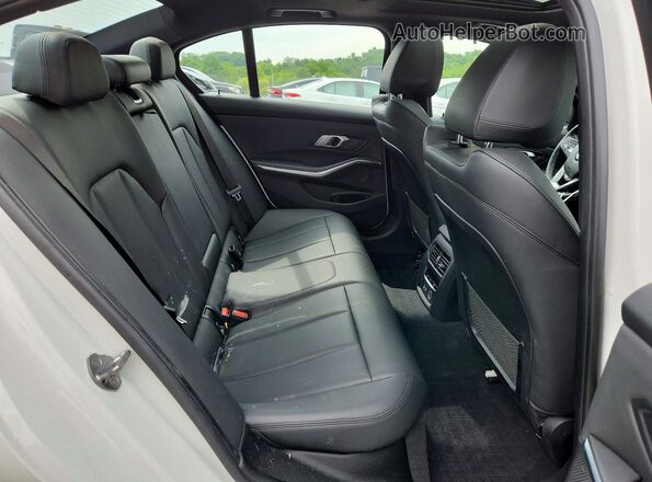 WBA5R7C53KFH26138 2019 BMW 3 SERIES White Rear seats view