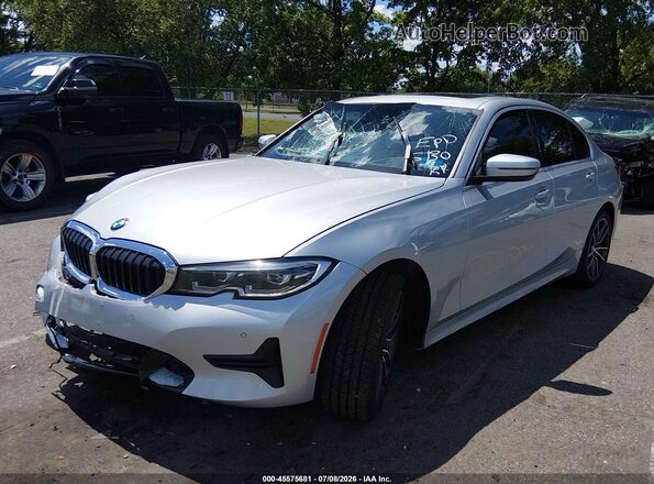 WBA5R7C53KFH28861 2019 BMW 3 SERIES Silver Przód lewy