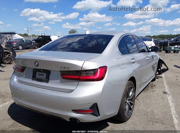 WBA5R7C53KFH28861 2019 BMW 3 SERIES Silver Tył prawy