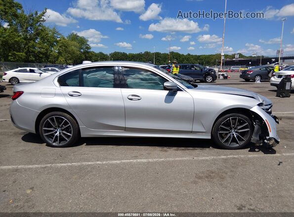 WBA5R7C53KFH28861 2019 BMW 3 SERIES Silver Widok wnętrza z tyłu