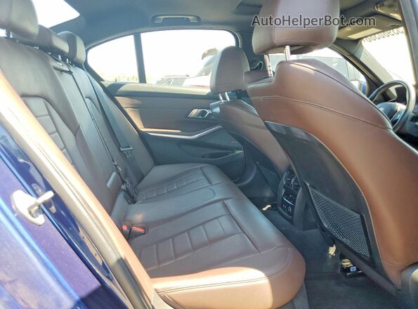WBA5R7C54KFH12006 2019 BMW 3 SERIES Blue Հետևի նստատեղերի տեսք