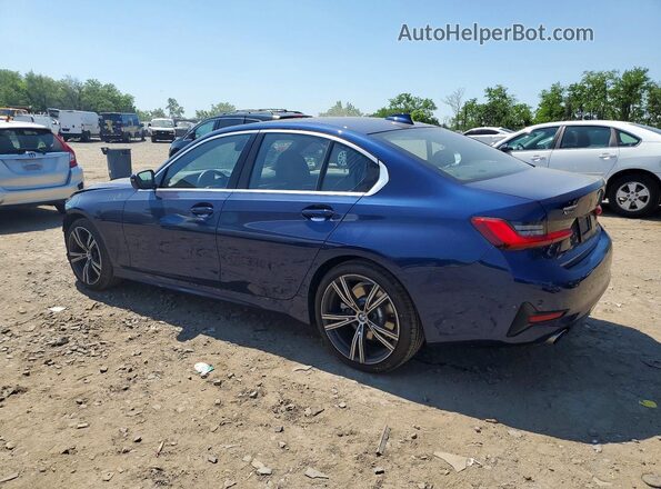WBA5R7C54KFH12006 2019 BMW 3 SERIES Blue Հետևի ձախ