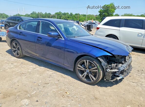 WBA5R7C54KFH12006 2019 BMW 3 SERIES Blue Առջևի աջ
