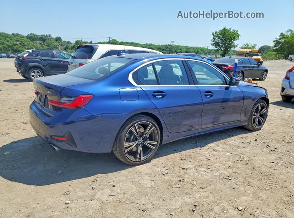 WBA5R7C54KFH12006 2019 BMW 3 SERIES Blue Հետևի աջ