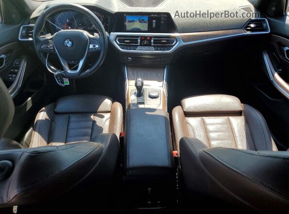 WBA5R7C54KFH12006 2019 BMW 3 SERIES Blue Առջևի վահանակի տեսք