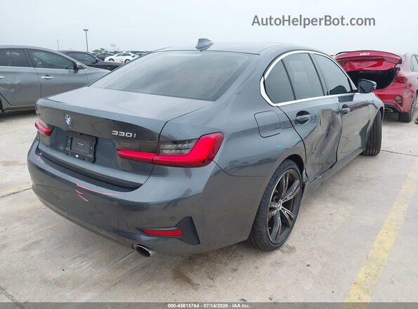 WBA5R7C56KAJ79392 2019 BMW 3 SERIES Gray Задня права чверть