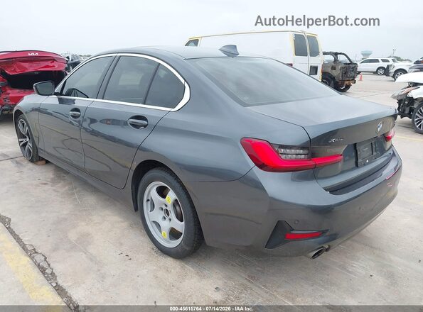 WBA5R7C56KAJ79392 2019 BMW 3 SERIES Gray Задня ліва чверть