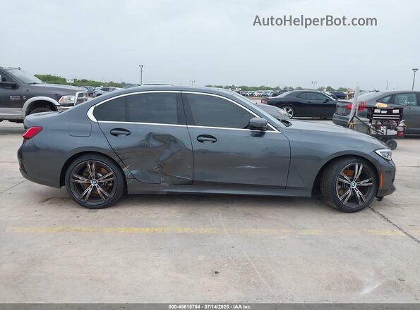 WBA5R7C56KAJ79392 2019 BMW 3 SERIES Gray Вид задньої частини салону
