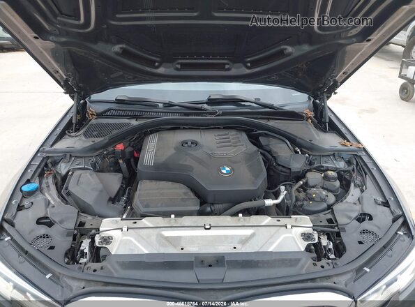 WBA5R7C56KAJ79392 2019 BMW 3 SERIES Gray Вид ззаду