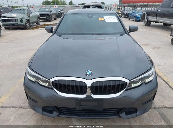 WBA5R7C56KAJ79392 2019 BMW 3 SERIES Gray Вид щитка приладів