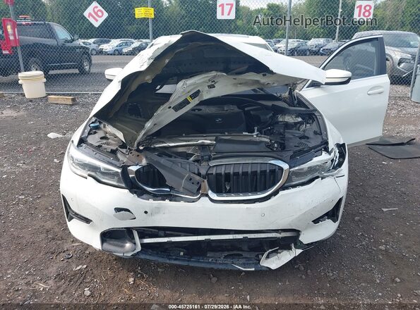 WBA5R7C56KAJ80350 2019 BMW 3 SERIES White Front view