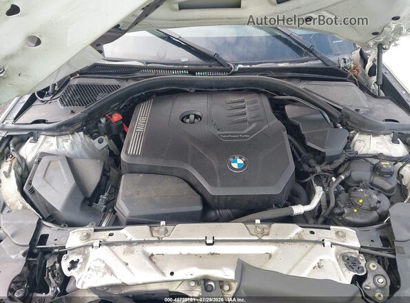 WBA5R7C56KAJ80350 2019 BMW 3 SERIES White Rear view
