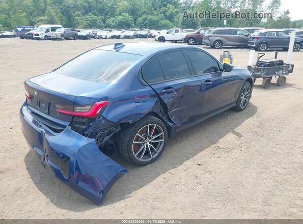 WBA5R7C56KAJ83796 2019 BMW 3 SERIES Blue Vista frontal