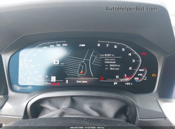 WBA5R7C56KAJ83796 2019 BMW 3 SERIES Blue Vista de los asientos traseros