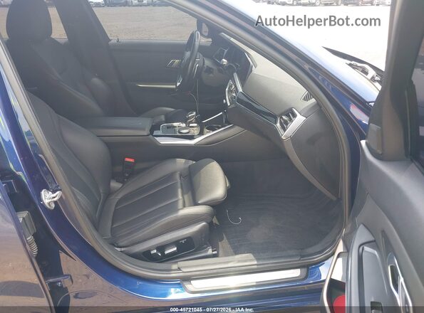 WBA5R7C56KAJ83796 2019 BMW 3 SERIES Blue Vista interior delantera