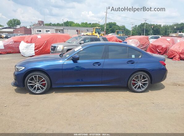 WBA5R7C56KAJ83796 2019 BMW 3 SERIES Blue Vista interior de 360 grados