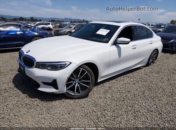 WBA5R7C57KAJ84875 2019 BMW 3 SERIES White Przód lewy