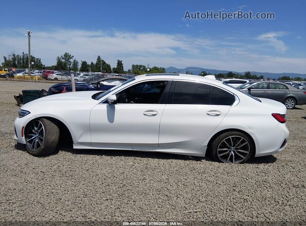 WBA5R7C57KAJ84875 2019 BMW 3 SERIES White Widok wnętrza 360 stopni
