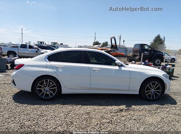 WBA5R7C57KAJ84875 2019 BMW 3 SERIES White Widok wnętrza z tyłu