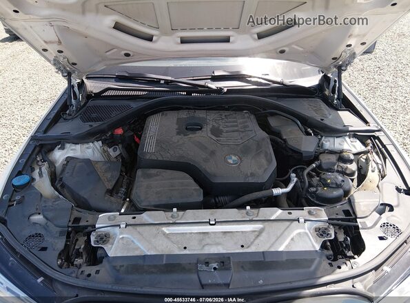 WBA5R7C57KAJ84875 2019 BMW 3 SERIES White Widok z tyłu