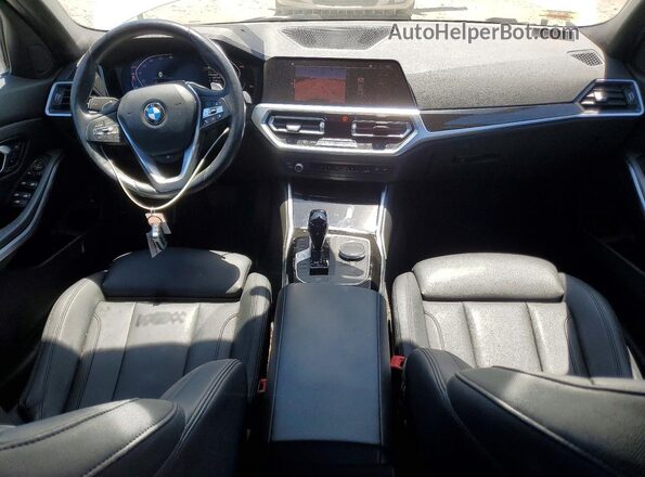 WBA5R7C58KAJ83458 2019 BMW 3 SERIES White Առջևի վահանակի տեսք