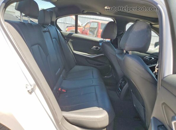 WBA5R7C58KAJ83458 2019 BMW 3 SERIES White Հետևի նստատեղերի տեսք