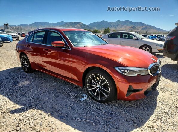 WBA5R7C58KAJ83573 2019 BMW 3 SERIES Orange Przód prawy