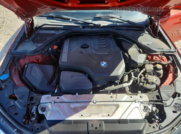 WBA5R7C58KAJ83573 2019 BMW 3 SERIES Orange Widok wnętrza z tyłu
