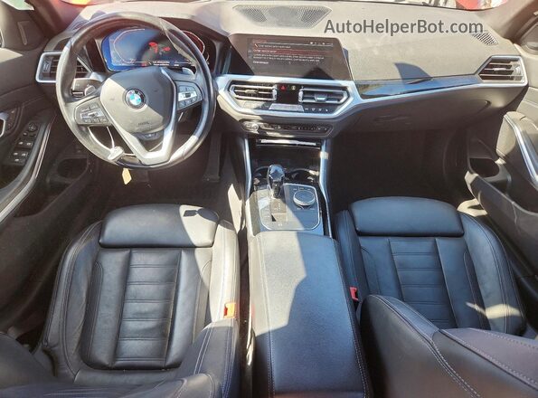 WBA5R7C58KAJ83573 2019 BMW 3 SERIES Orange Widok deski rozdzielczej