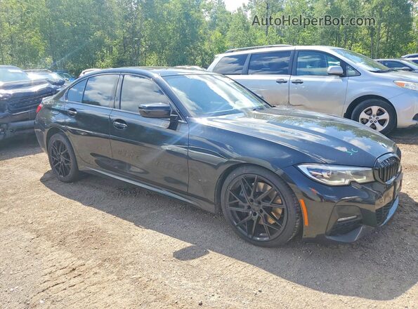 WBA5R7C59KAJ80097 2019 BMW 3 SERIES Black Przód prawy