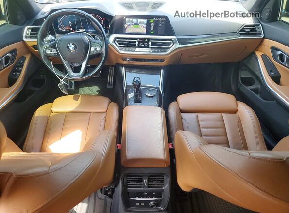 WBA5R7C59KAJ80097 2019 BMW 3 SERIES Black Widok deski rozdzielczej